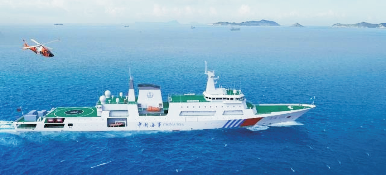 黄埔船厂造海南海事局巡航救助船 使用我司浮动地板